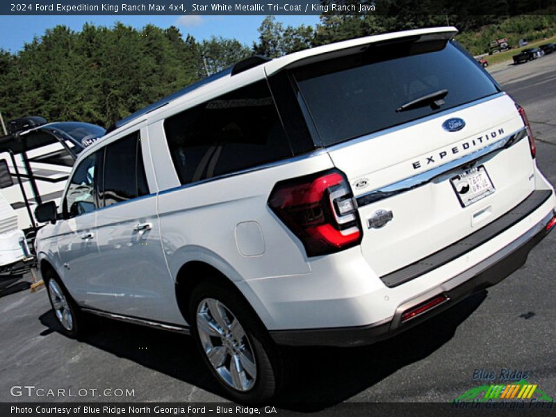 Star White Metallic Tri-Coat / King Ranch Java 2024 Ford Expedition King Ranch Max 4x4