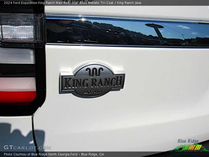 Star White Metallic Tri-Coat / King Ranch Java 2024 Ford Expedition King Ranch Max 4x4