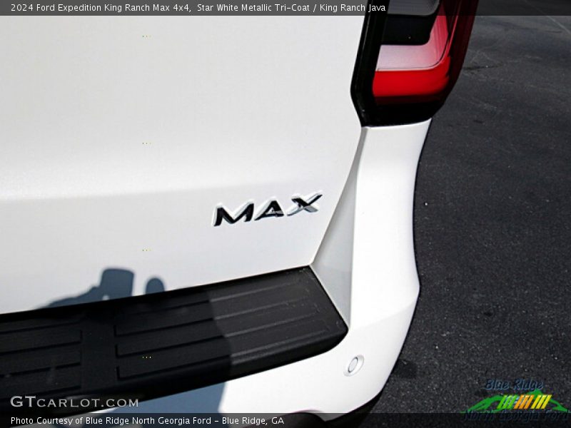 Star White Metallic Tri-Coat / King Ranch Java 2024 Ford Expedition King Ranch Max 4x4
