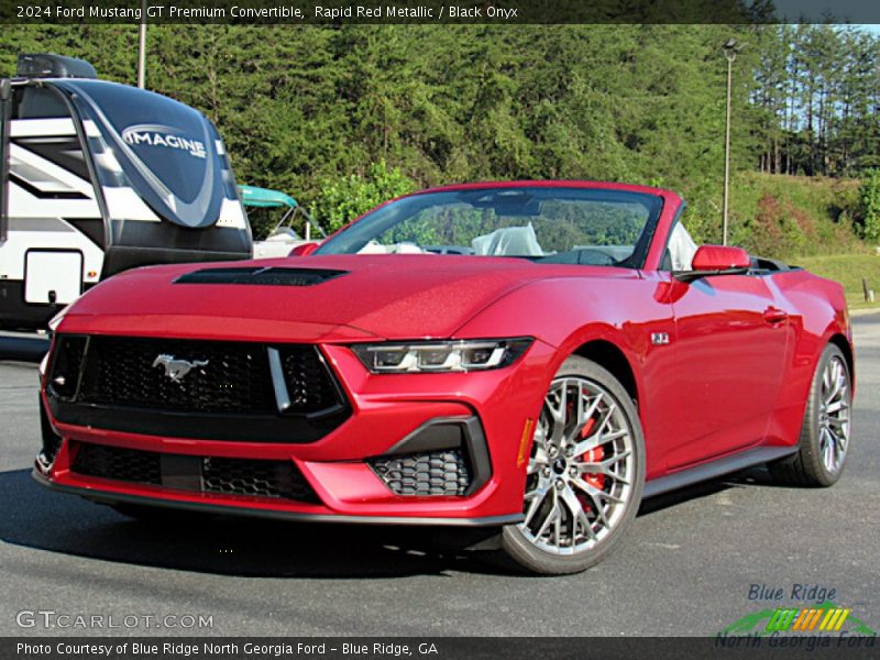 Front 3/4 View of 2024 Mustang GT Premium Convertible