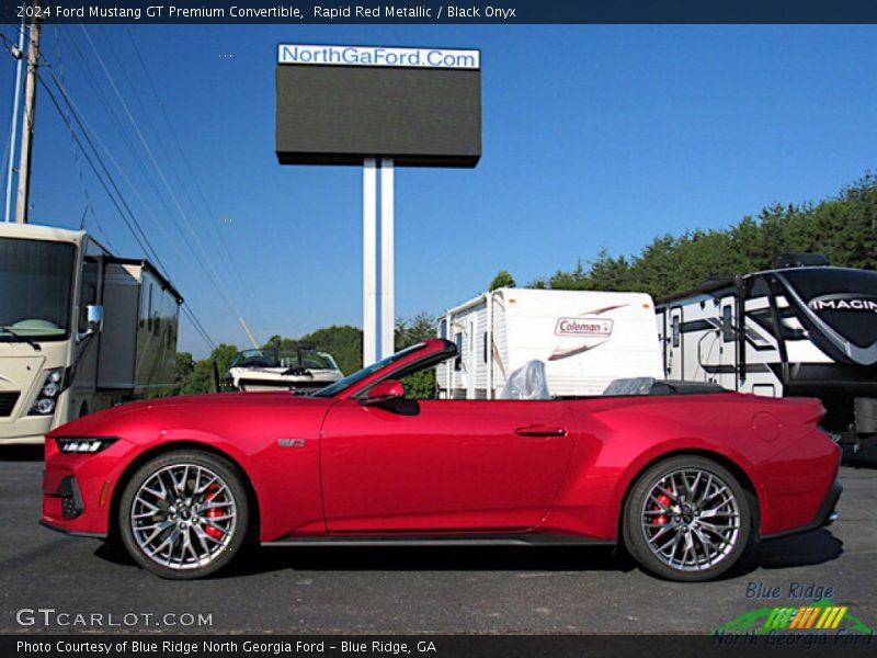  2024 Mustang GT Premium Convertible Rapid Red Metallic