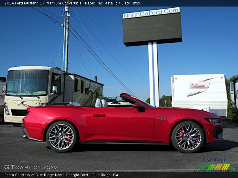  2024 Mustang GT Premium Convertible Rapid Red Metallic
