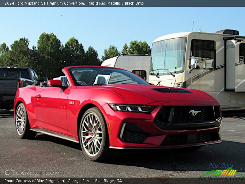  2024 Mustang GT Premium Convertible Rapid Red Metallic