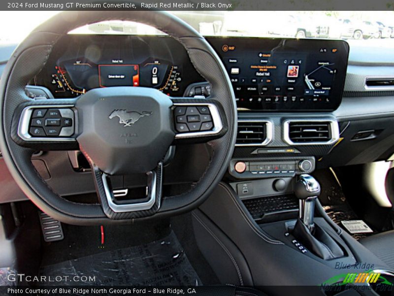 Dashboard of 2024 Mustang GT Premium Convertible