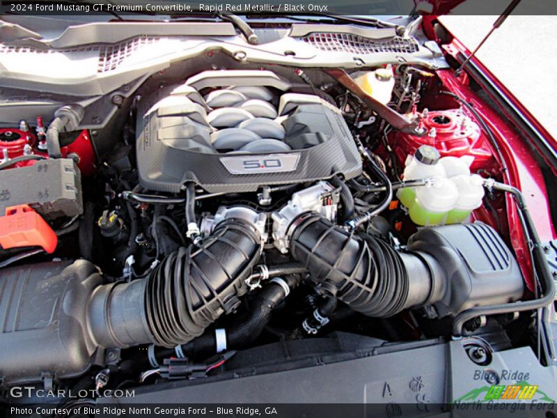  2024 Mustang GT Premium Convertible Engine - 5.0 Liter DOHC 32-Valve Ti-VCT V8