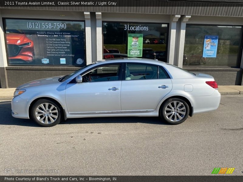 Classic Silver Metallic / Light Gray 2011 Toyota Avalon Limited