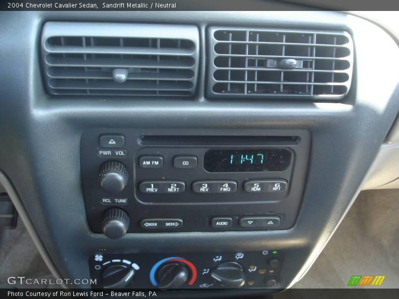 Sandrift Metallic / Neutral 2004 Chevrolet Cavalier Sedan