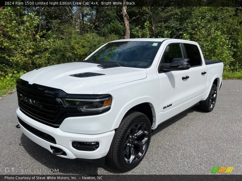 Bright White / Black 2024 Ram 1500 Limited Night Edition Crew Cab 4x4