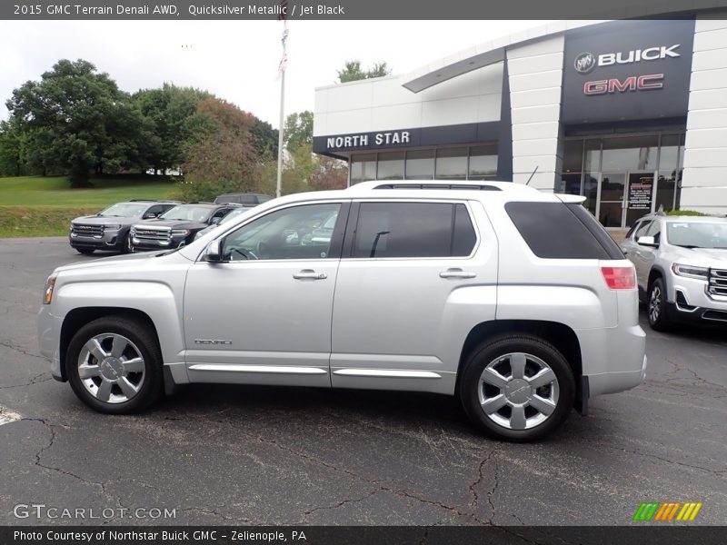 Quicksilver Metallic / Jet Black 2015 GMC Terrain Denali AWD