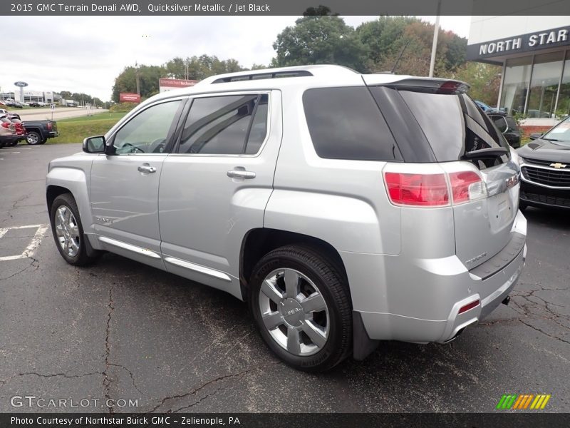Quicksilver Metallic / Jet Black 2015 GMC Terrain Denali AWD