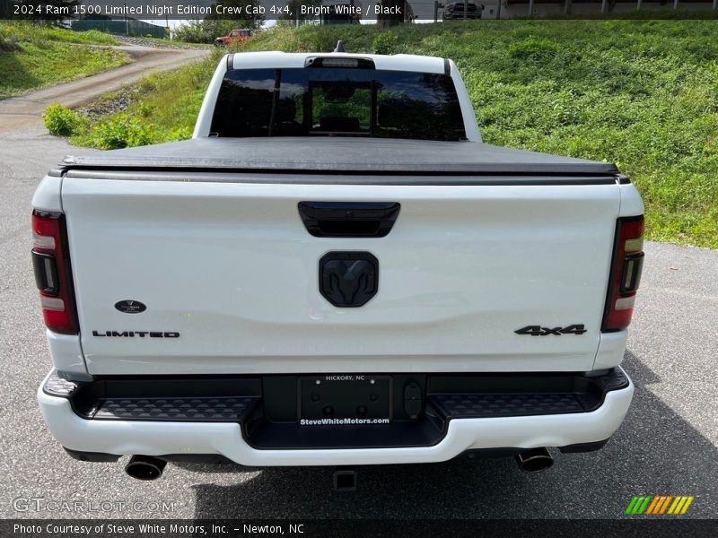 Bright White / Black 2024 Ram 1500 Limited Night Edition Crew Cab 4x4