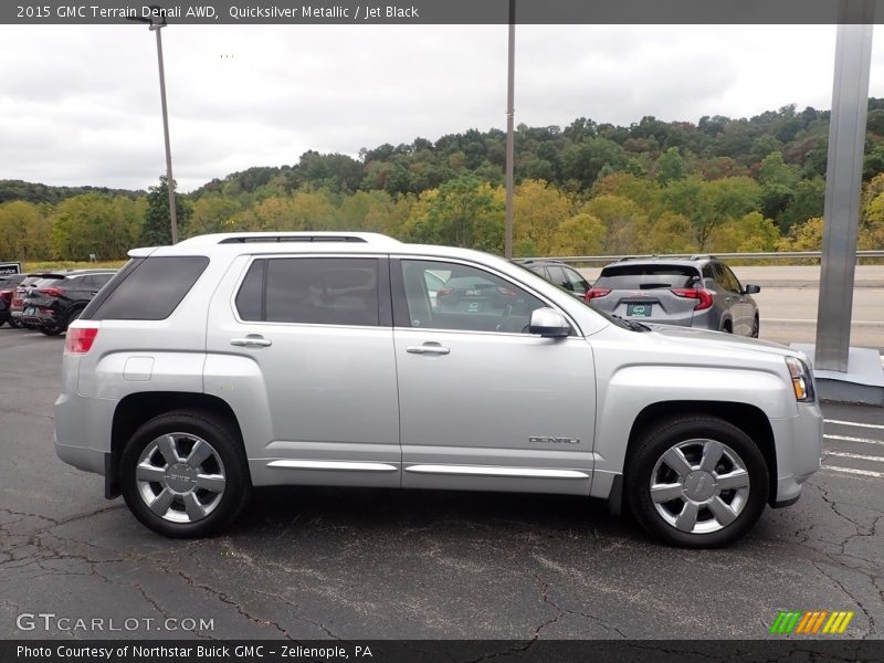Quicksilver Metallic / Jet Black 2015 GMC Terrain Denali AWD