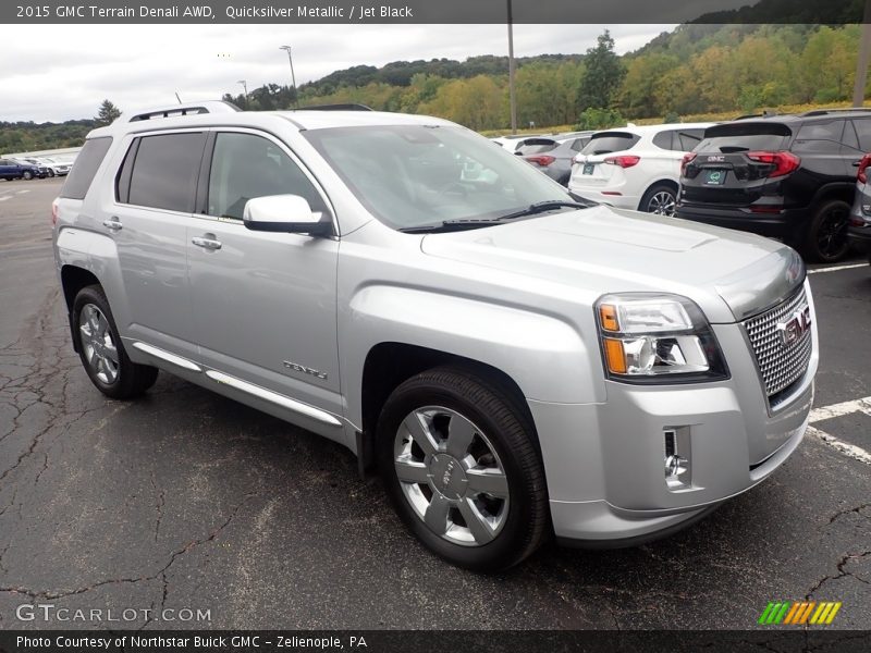 Quicksilver Metallic / Jet Black 2015 GMC Terrain Denali AWD