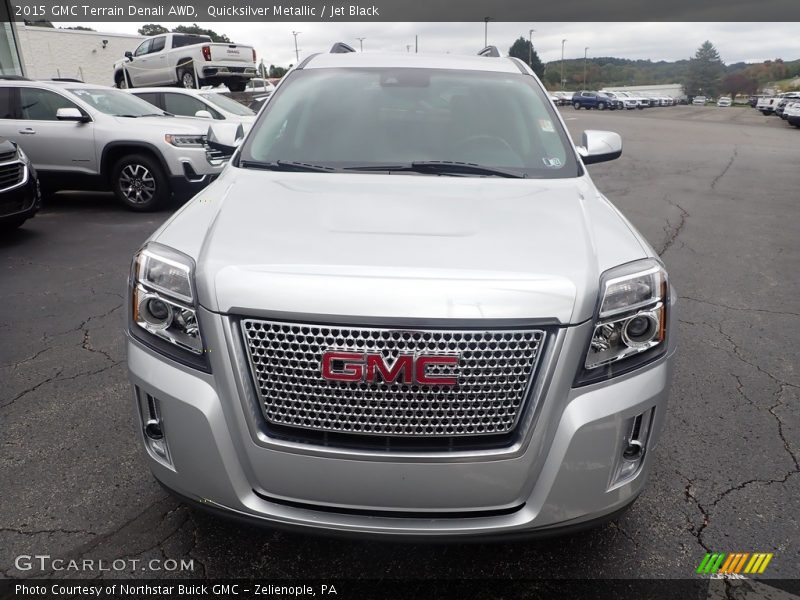 Quicksilver Metallic / Jet Black 2015 GMC Terrain Denali AWD