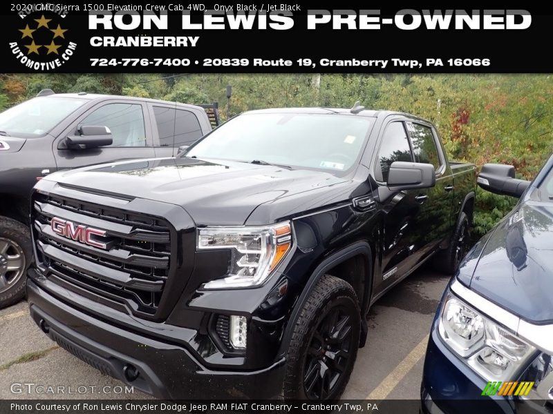 Onyx Black / Jet Black 2020 GMC Sierra 1500 Elevation Crew Cab 4WD