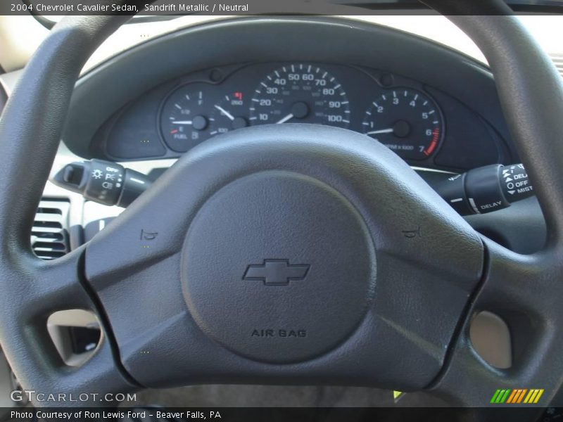Sandrift Metallic / Neutral 2004 Chevrolet Cavalier Sedan