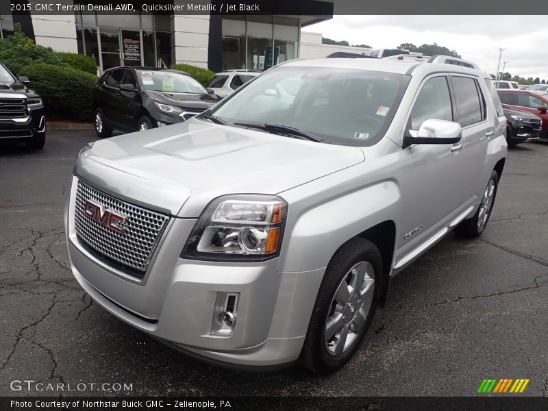 Quicksilver Metallic / Jet Black 2015 GMC Terrain Denali AWD