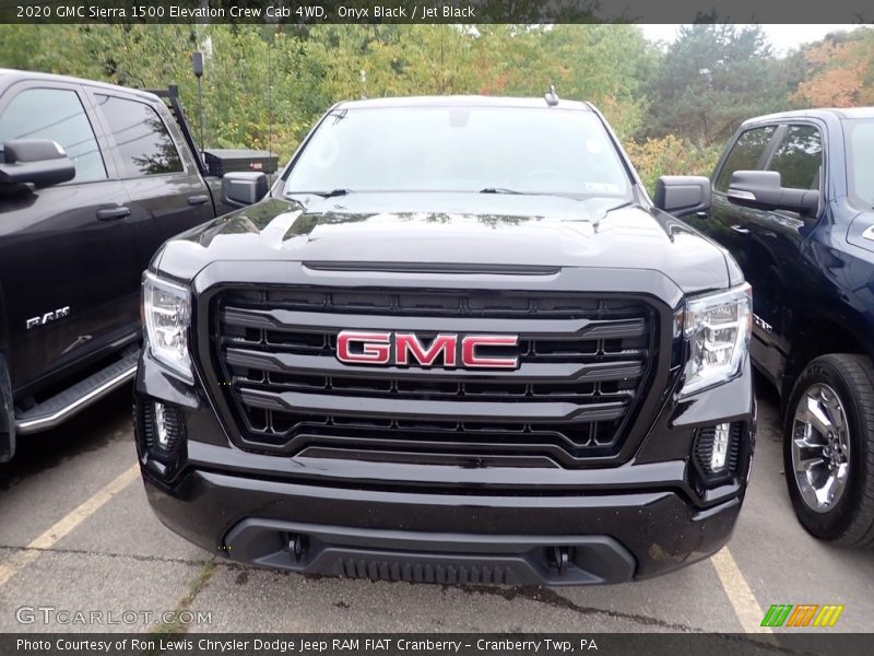 Onyx Black / Jet Black 2020 GMC Sierra 1500 Elevation Crew Cab 4WD