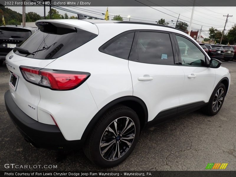 Oxford White / Ebony 2022 Ford Escape SE 4WD