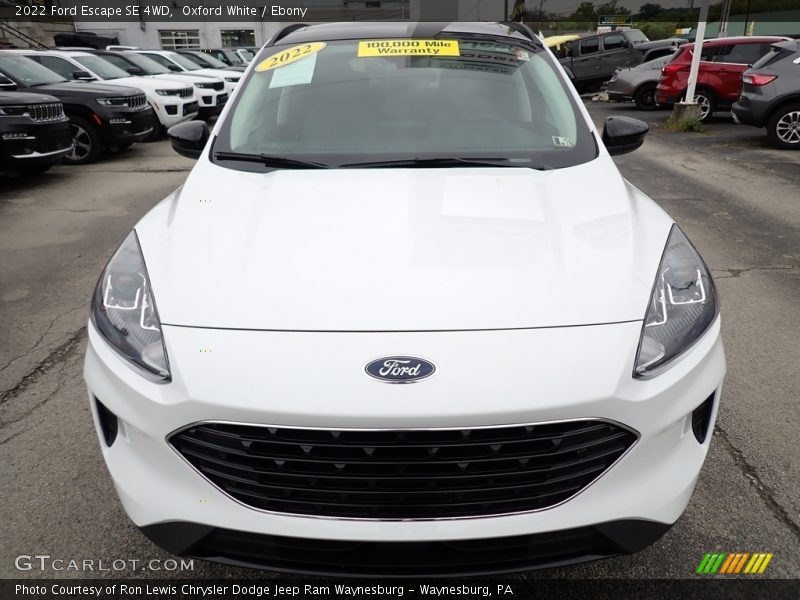  2022 Escape SE 4WD Oxford White