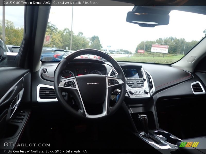 Quicksilver Metallic / Jet Black 2015 GMC Terrain Denali AWD