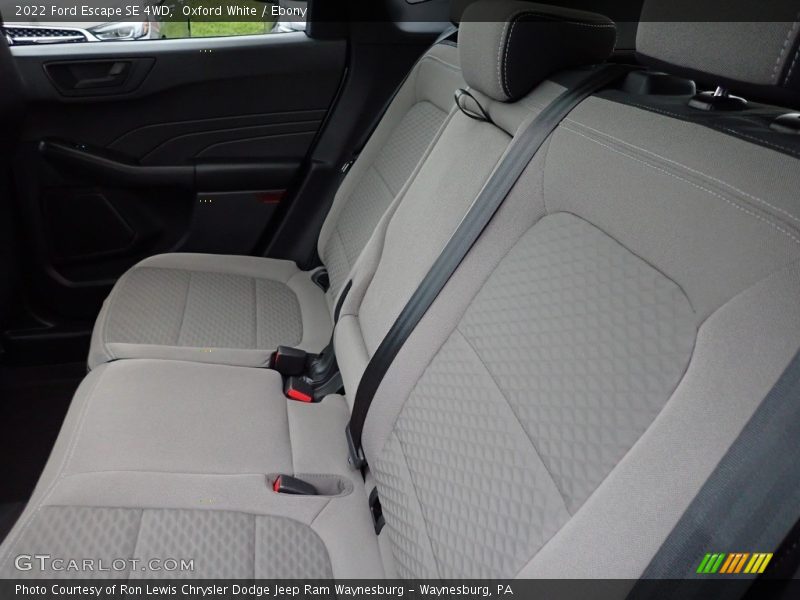 Rear Seat of 2022 Escape SE 4WD