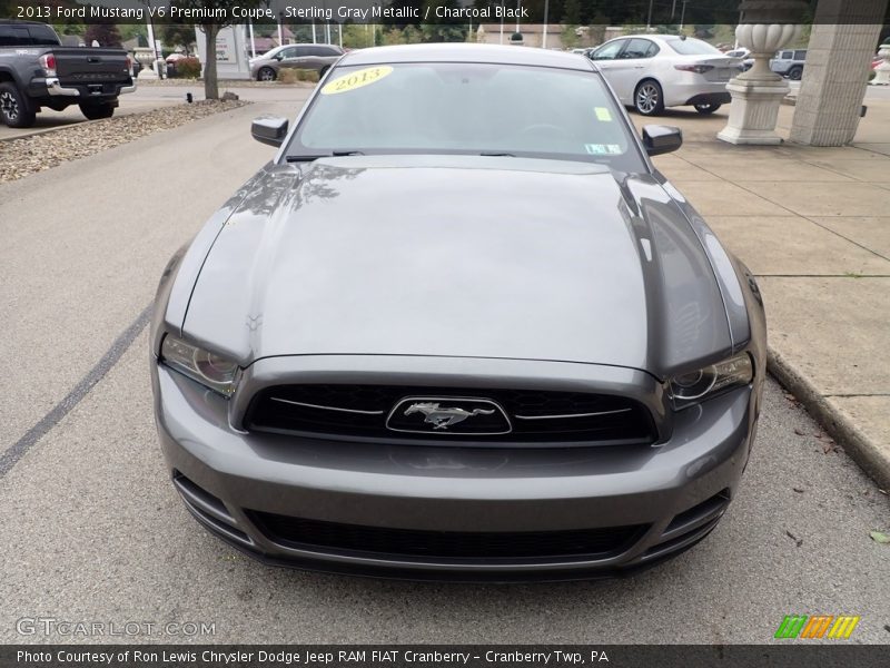 Sterling Gray Metallic / Charcoal Black 2013 Ford Mustang V6 Premium Coupe