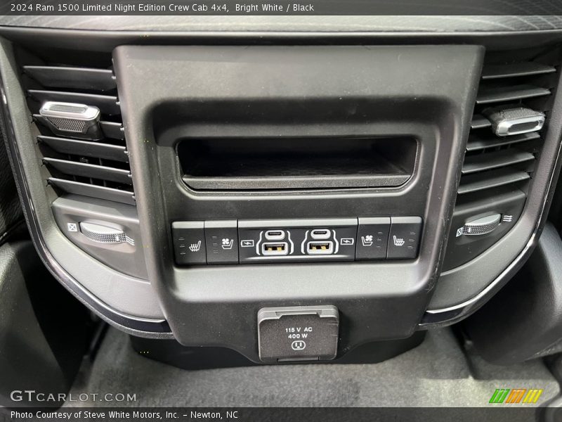 Bright White / Black 2024 Ram 1500 Limited Night Edition Crew Cab 4x4