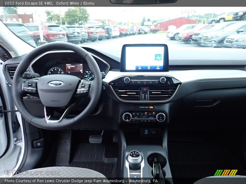 Oxford White / Ebony 2022 Ford Escape SE 4WD