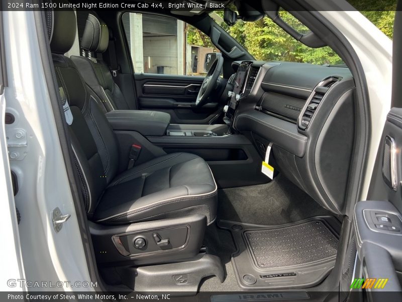 Bright White / Black 2024 Ram 1500 Limited Night Edition Crew Cab 4x4