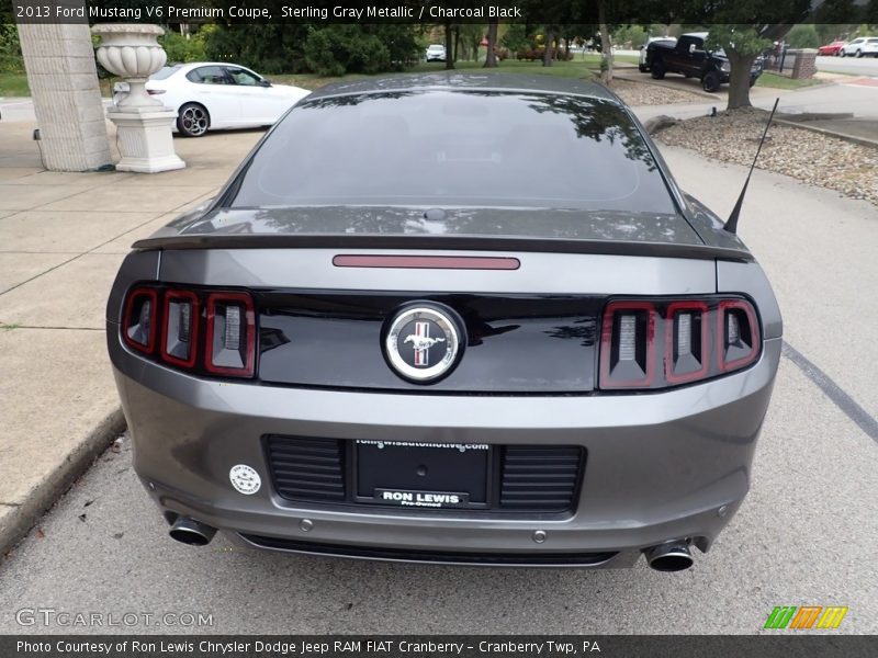Sterling Gray Metallic / Charcoal Black 2013 Ford Mustang V6 Premium Coupe