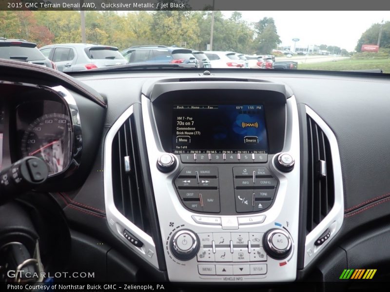 Quicksilver Metallic / Jet Black 2015 GMC Terrain Denali AWD
