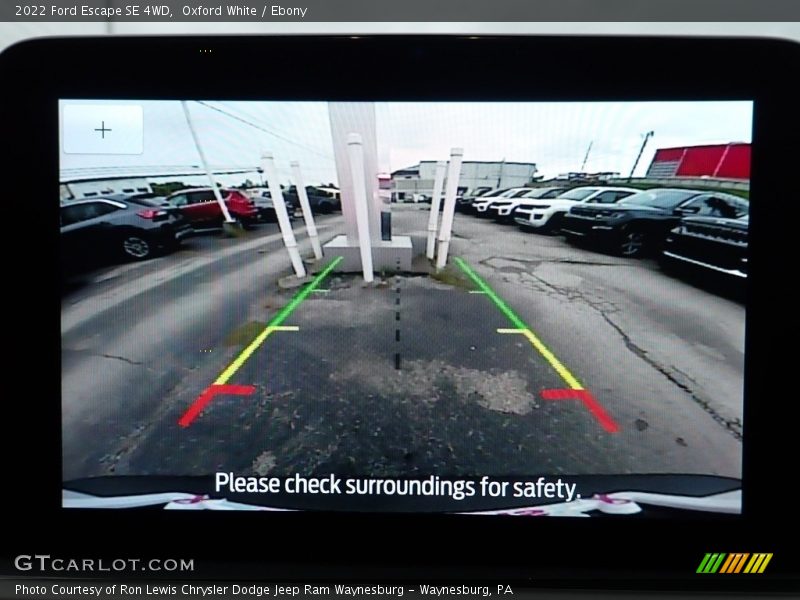 Oxford White / Ebony 2022 Ford Escape SE 4WD