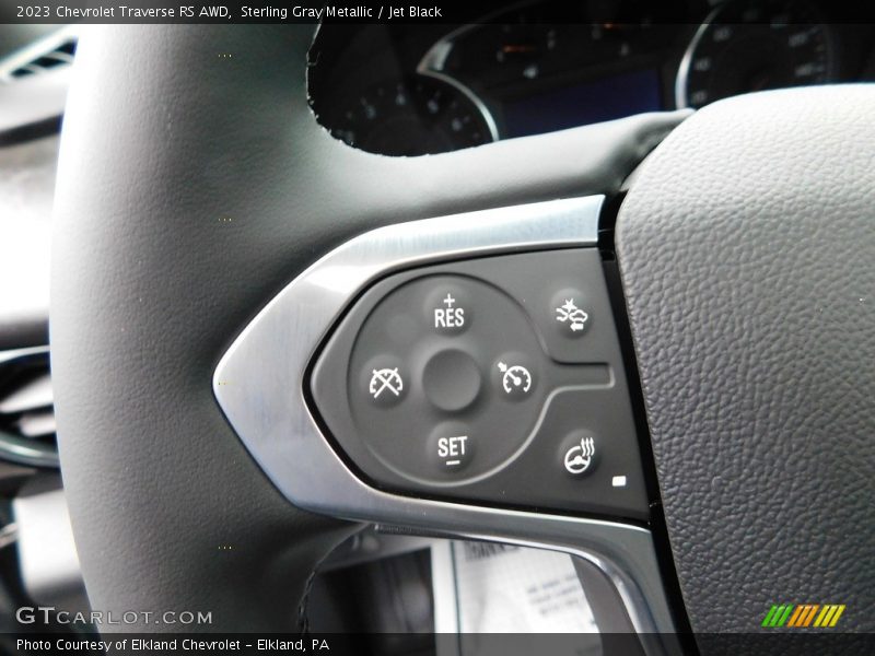 Sterling Gray Metallic / Jet Black 2023 Chevrolet Traverse RS AWD