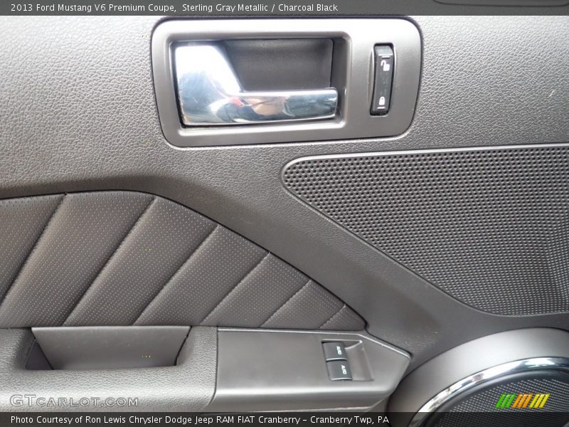 Sterling Gray Metallic / Charcoal Black 2013 Ford Mustang V6 Premium Coupe