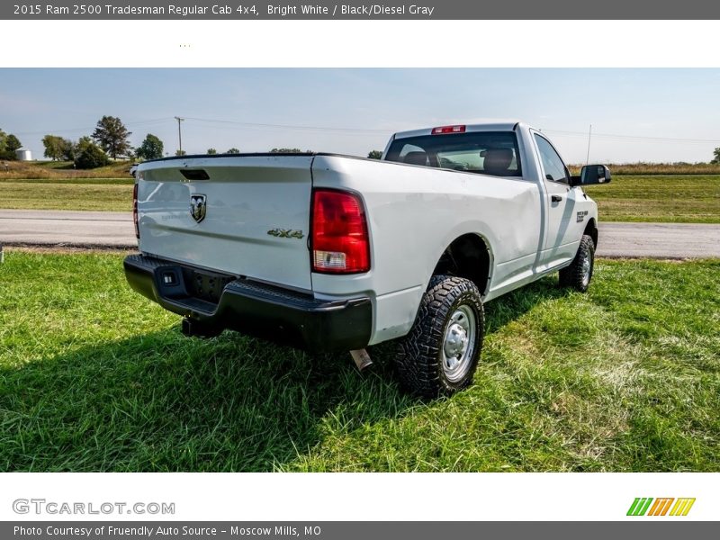 Bright White / Black/Diesel Gray 2015 Ram 2500 Tradesman Regular Cab 4x4