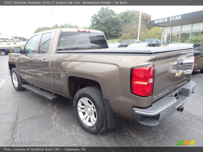 Brownstone Metallic / Jet Black 2015 Chevrolet Silverado 1500 LT Double Cab 4x4