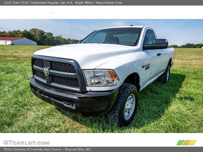 Bright White / Black/Diesel Gray 2015 Ram 2500 Tradesman Regular Cab 4x4