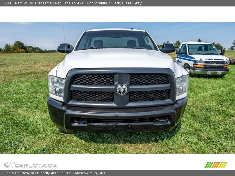 Bright White / Black/Diesel Gray 2015 Ram 2500 Tradesman Regular Cab 4x4