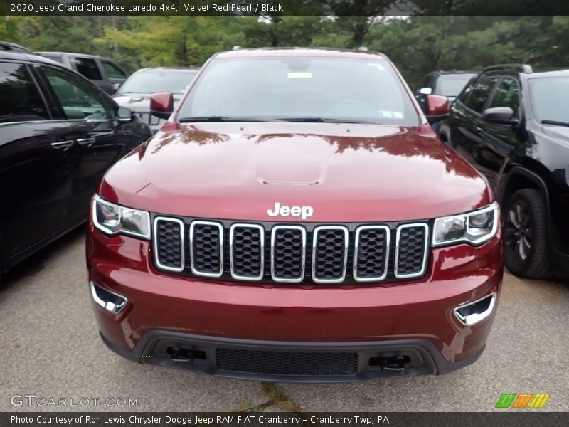 Velvet Red Pearl / Black 2020 Jeep Grand Cherokee Laredo 4x4