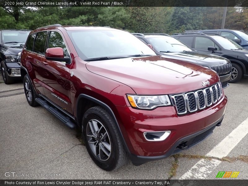Velvet Red Pearl / Black 2020 Jeep Grand Cherokee Laredo 4x4