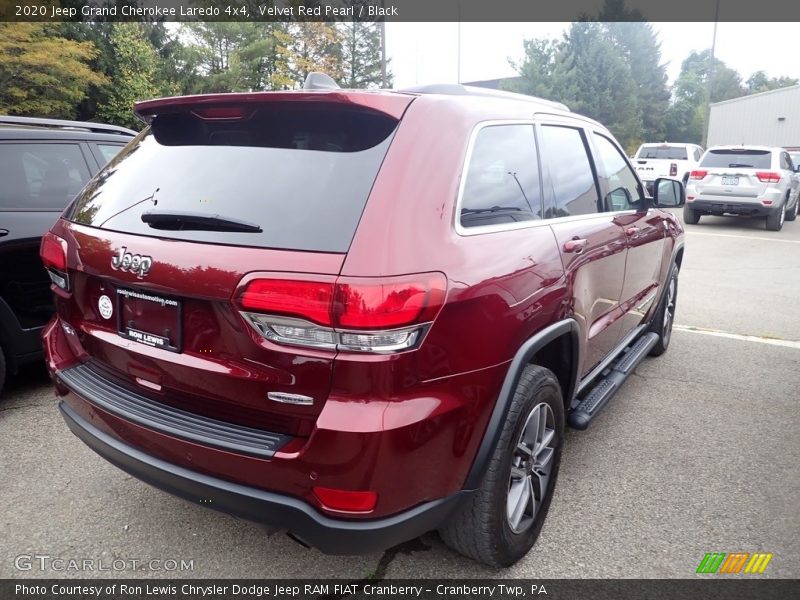 Velvet Red Pearl / Black 2020 Jeep Grand Cherokee Laredo 4x4