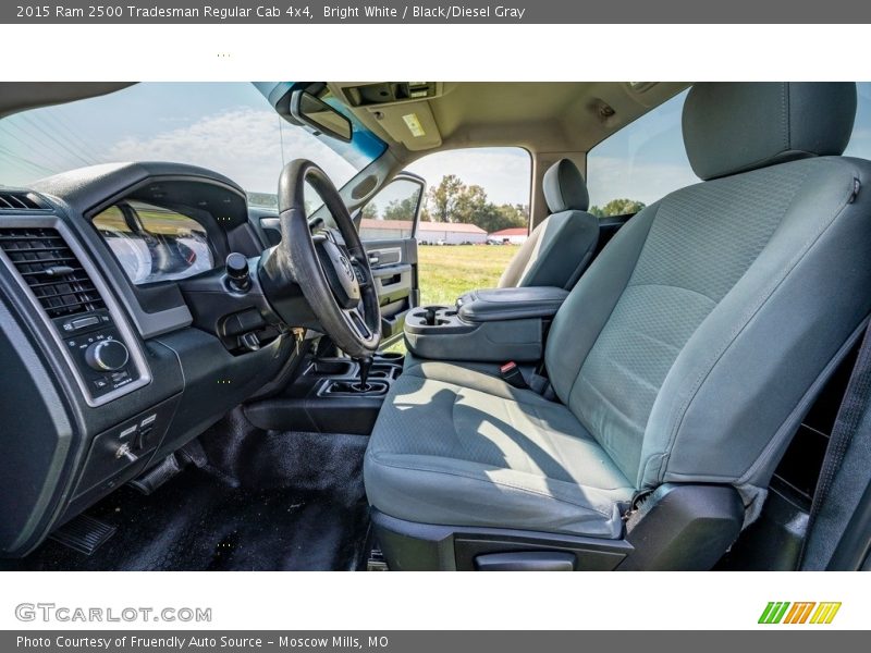 Bright White / Black/Diesel Gray 2015 Ram 2500 Tradesman Regular Cab 4x4