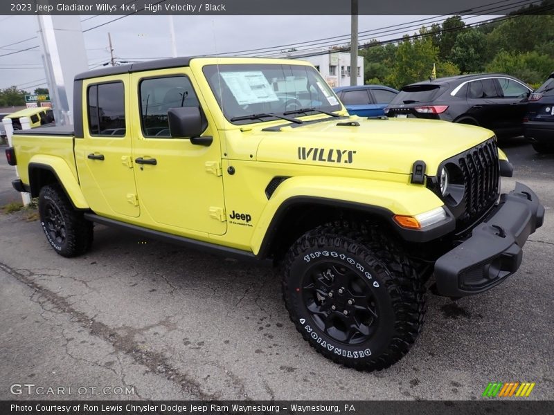 High Velocity / Black 2023 Jeep Gladiator Willys 4x4