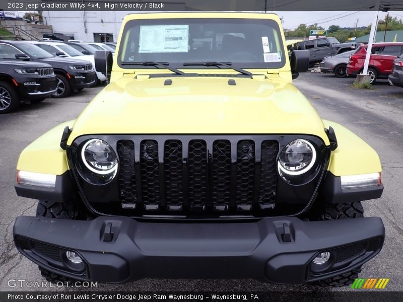 High Velocity / Black 2023 Jeep Gladiator Willys 4x4