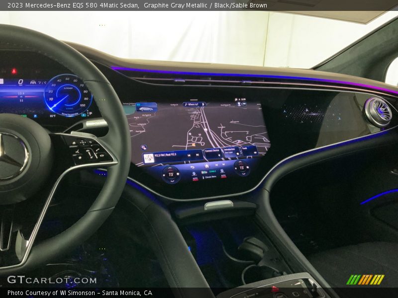 Dashboard of 2023 EQS 580 4Matic Sedan