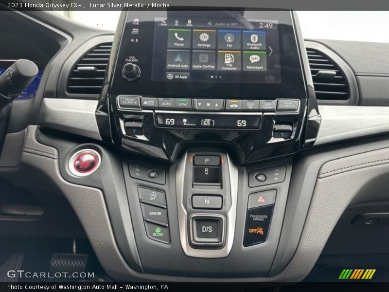 Controls of 2023 Odyssey EX-L