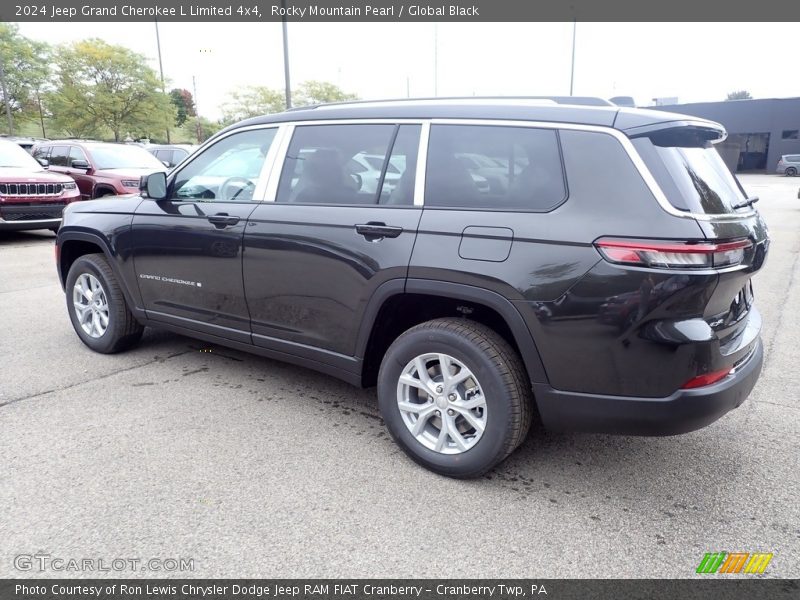 Rocky Mountain Pearl / Global Black 2024 Jeep Grand Cherokee L Limited 4x4