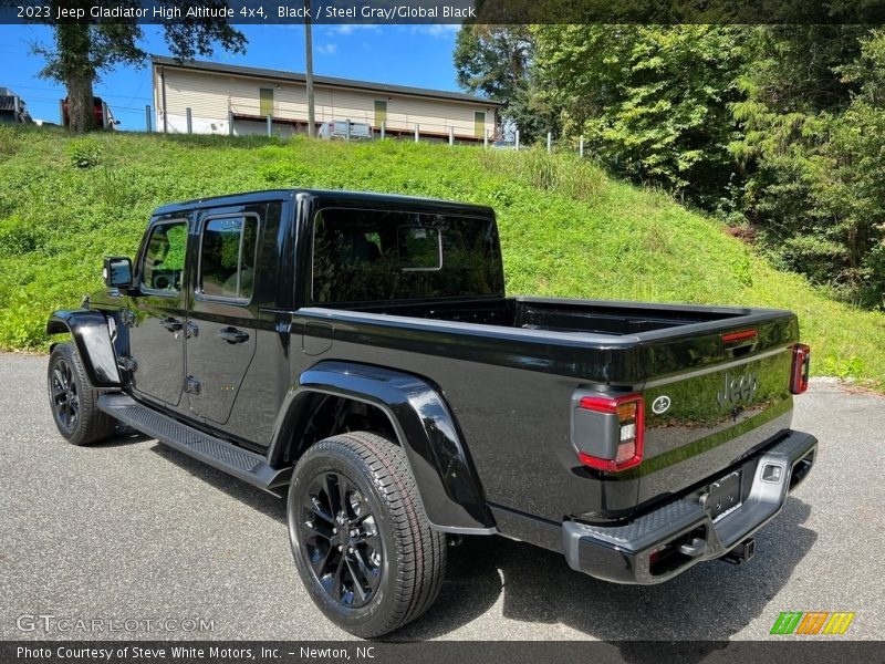 Black / Steel Gray/Global Black 2023 Jeep Gladiator High Altitude 4x4