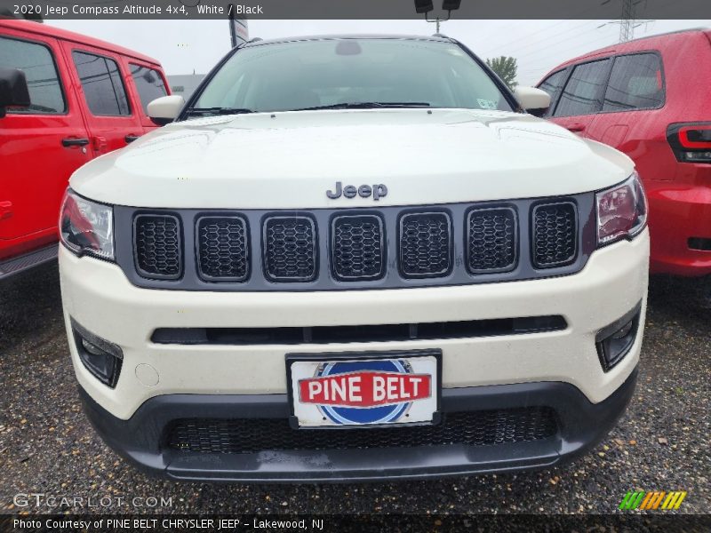 White / Black 2020 Jeep Compass Altitude 4x4